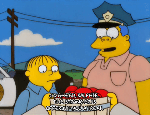 GIF 11x05 ralph wiggum unsure - animated GIF on GIFER