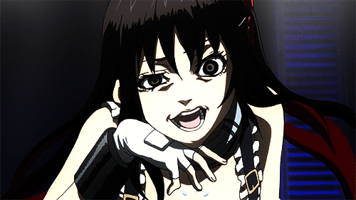 Creepy anime girl gif