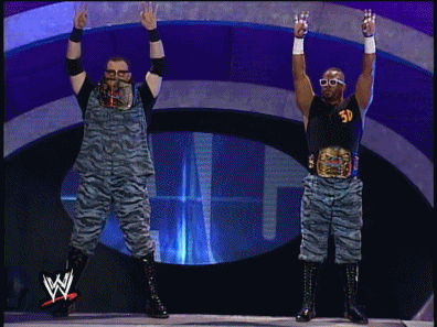 13. A new start for the Tag Team Division w/ The Dudley Boyz Mt7i