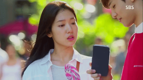 GIF korean park shin hye korea - animated GIF on GIFER