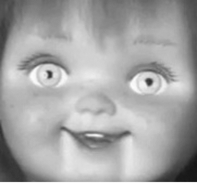 scary face animated gif