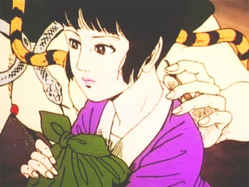 На этой анимированной гифке: the camelia girl, аниме, shoujo tsubaki