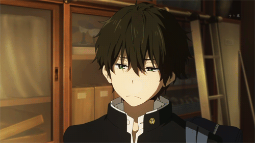 Colour post hyouka houtarou oreki GIF - Find on GIFER