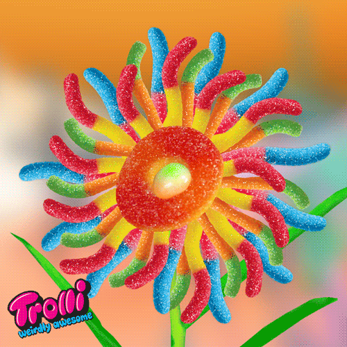 Candy weirdly awesome flowers GIF Find on GIFER