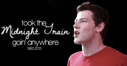 Cory Montieth Tribute Rip Cory Glee Gif Find On Gifer