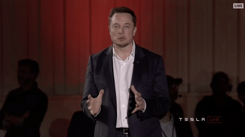 Elon musk tesla event GIF - Find on GIFER