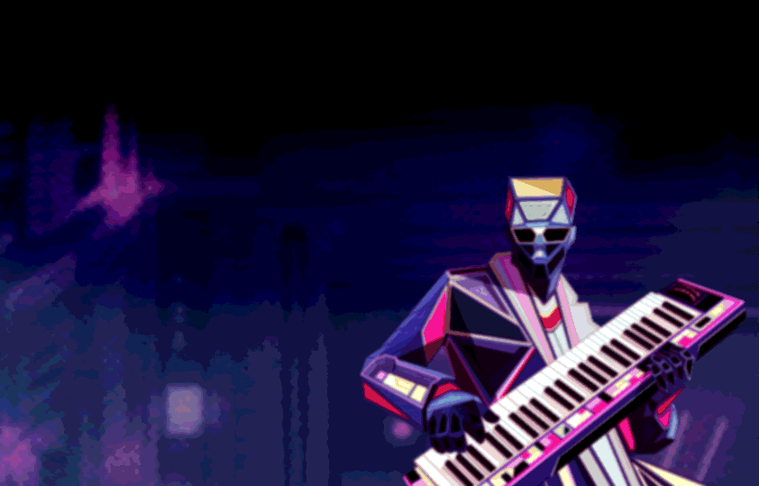 Synth music GIF Find on GIFER