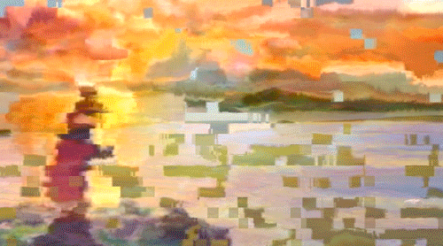 Animated gif about gif in landscape by h-hi on We Heart It | Anime scenery,  Anime background, Anime city