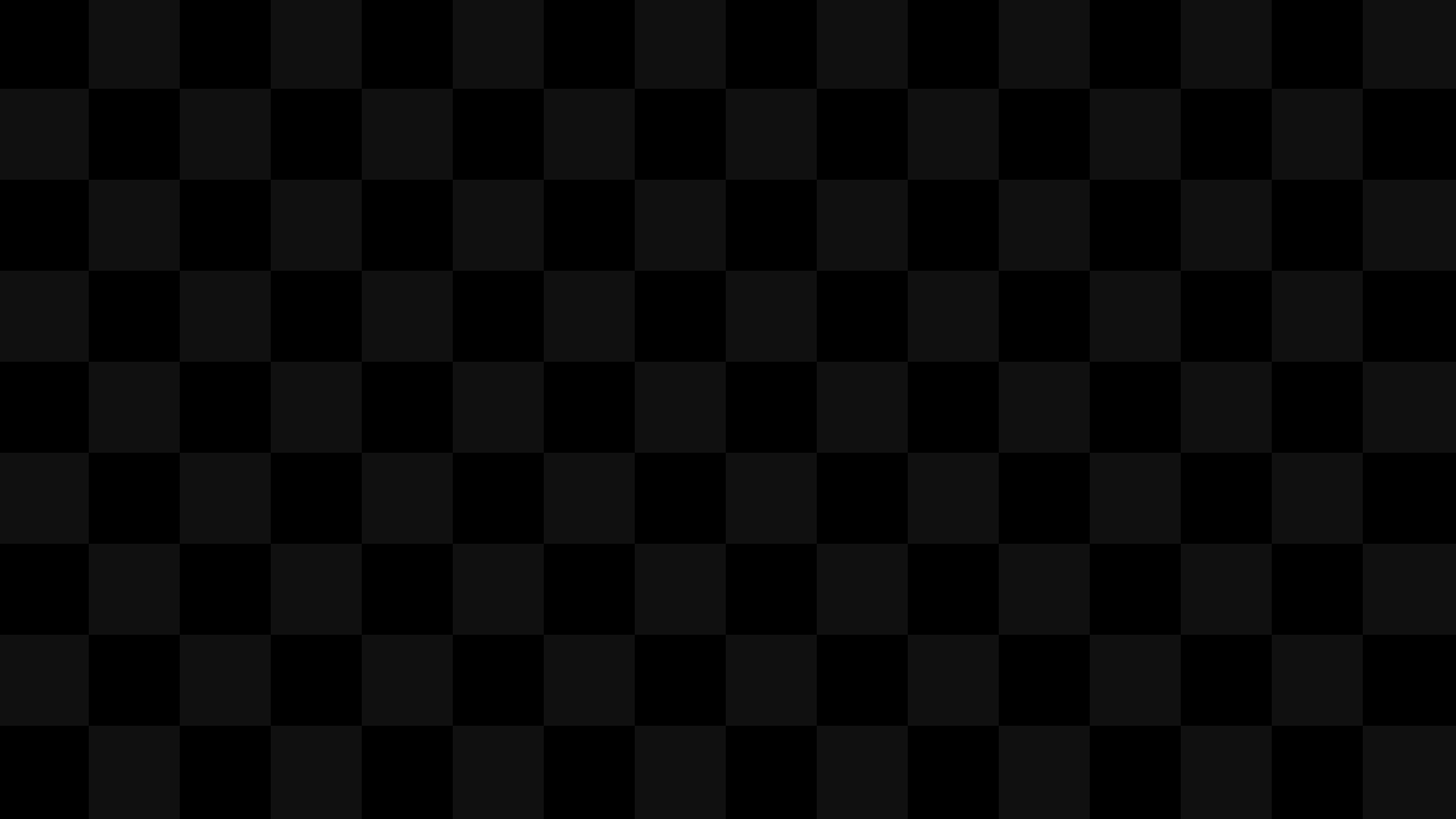 Шахматная доска на экране монитора. Черные обои. Черная клетка. Черный квадратик. Черный пиксель.
