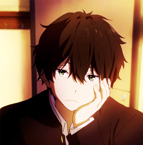 Featured image of post Hyouka Oreki Gif One day he enters koten bu classic literature club as recommended by his elder anime info