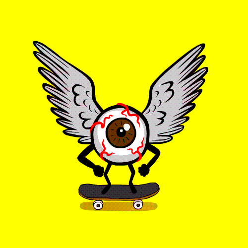 Eyeball skate GIF Find on GIFER