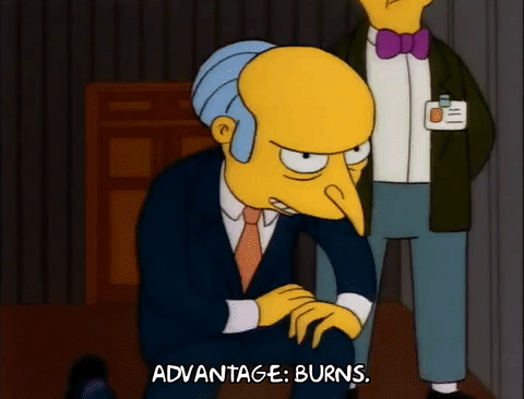 Mr. Burns Evil Laugh Animated Gif