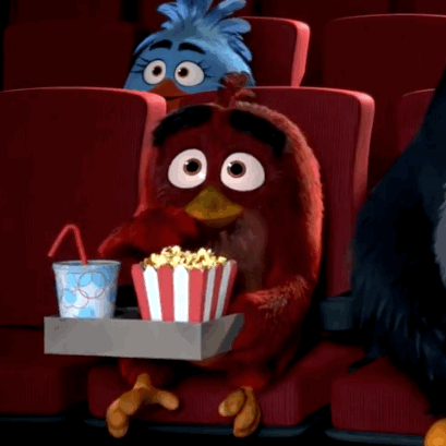 GIF angry birds popcorn angry birds movie - animated GIF on GIFER - by  Terisar