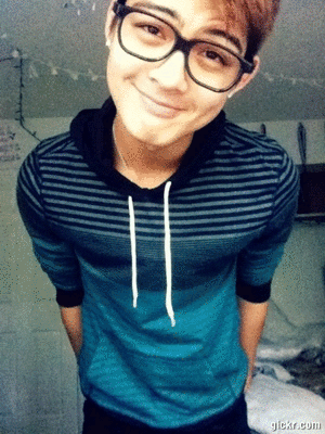 cute guy in glasses