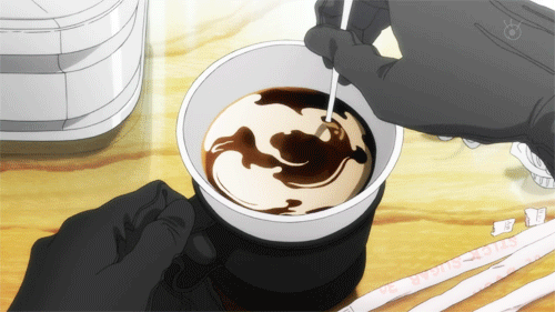 Coffee gif and anime food gif anime 1595518 on animeshercom