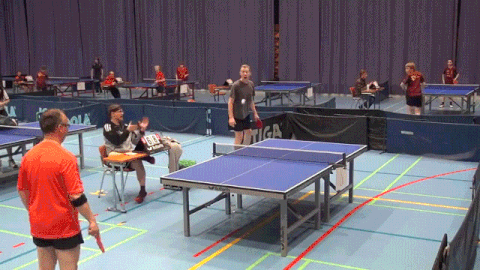 Insane Table-Tennis Match - Señor GIF - Pronounced GIF or JIF?