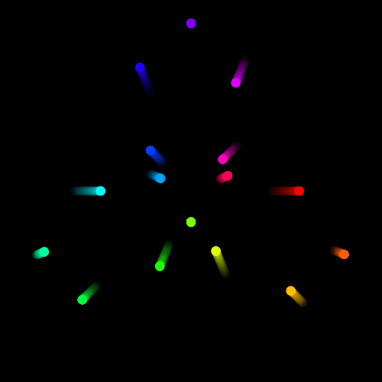 Движущаяся точка на экране. Мигающие разноцветные огоньки. Анимированное изображение. Анимационные движущиеся. Живые эффекты.