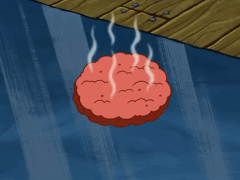 spongebob brain gif