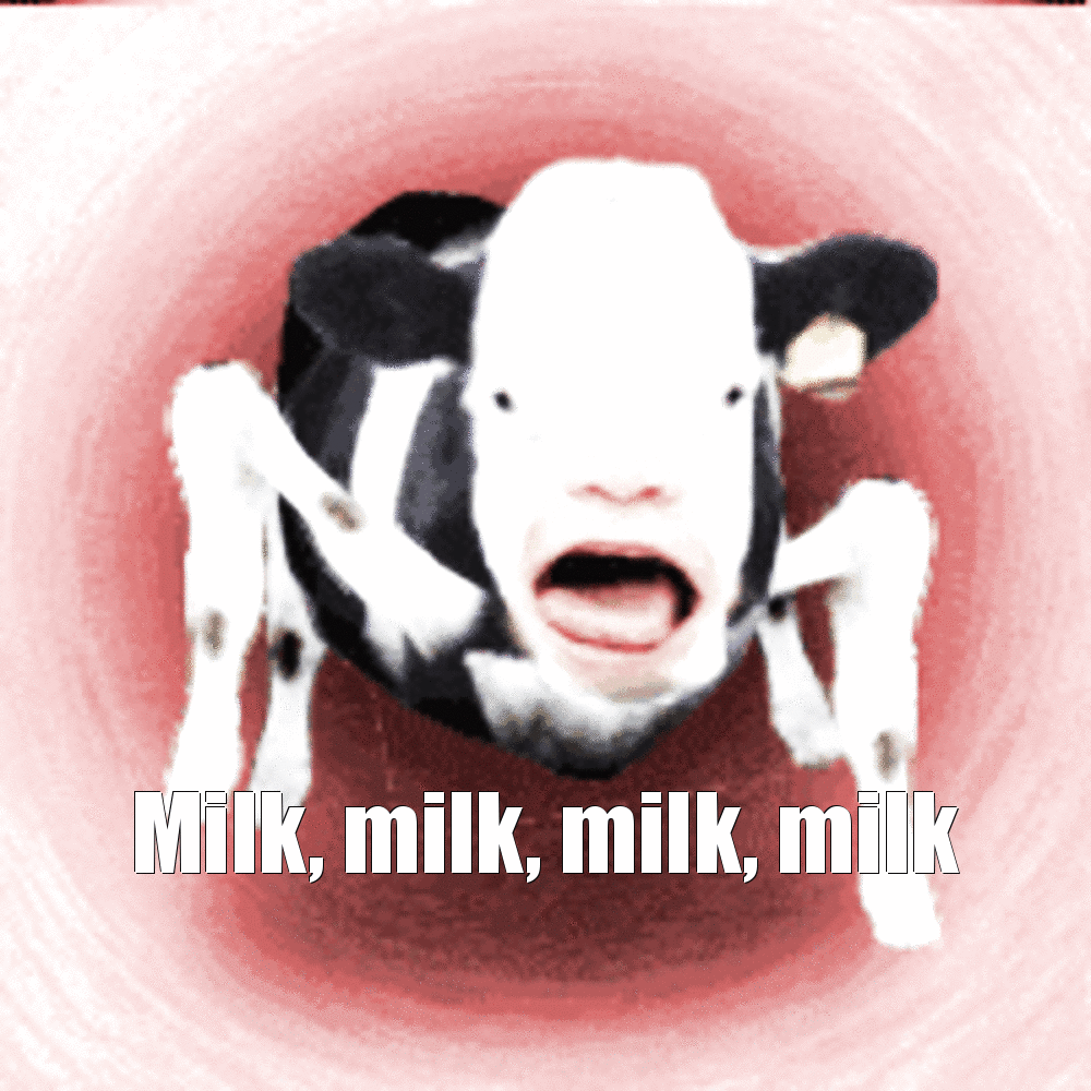 Milking it gif