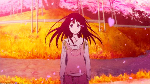 Cherry blossoms anime GIF  Find on GIFER