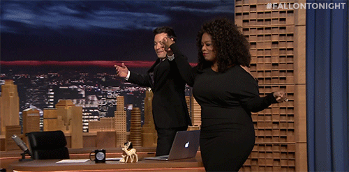 Reaction dancing jimmy fallon GIF - Find on GIFER