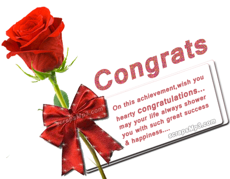 Image result for congratulations with flowers gifs"