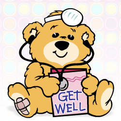 Get Well Soon Bestie Bears Clip Art - Exclusive Graphics