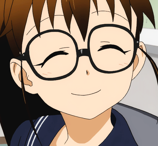 Anime glasses gif