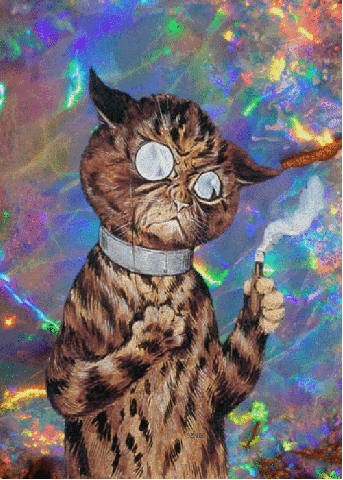 Кошка с коноплей я курю марихуану каждый день