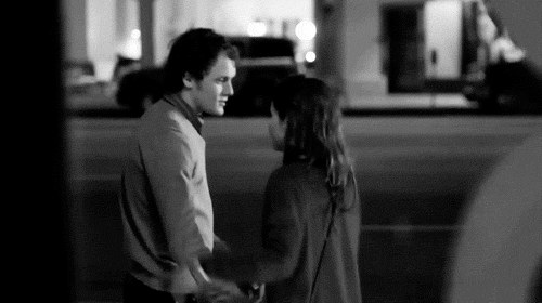 GIF kissing passionately public display of affection making out ...
