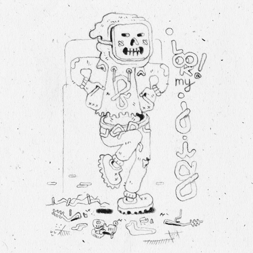 GIF animation skull sketchbook animated GIF on GIFER