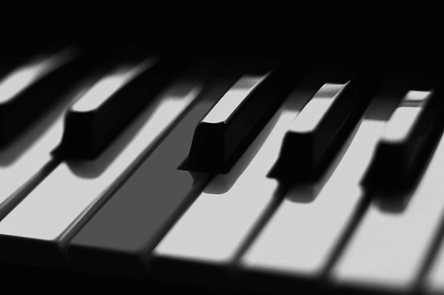 piano keyboard gif