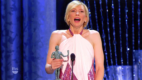 Cate blanchett sag awards blue jasmine GIF - Find on GIFER