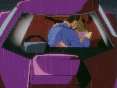 GIF anime bubblegum crisis kiss - animated GIF on GIFER