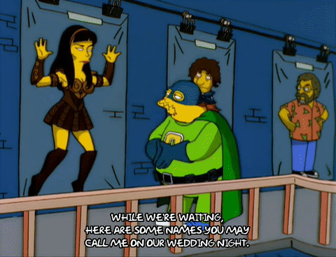 Animated GIF 11x04, comic book guy, episode 4, share or download. xena warr...
