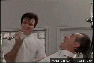 Image result for make gifs motion images of the dentist in little shop of horrors