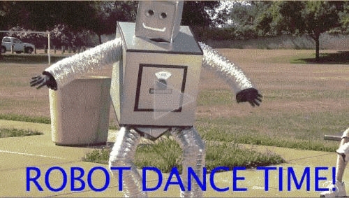 Dancing robot m e m e