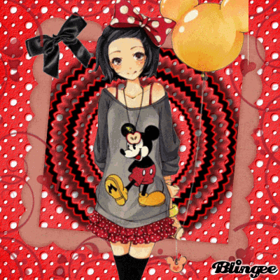 Anime Mickey and Anime Minnie by Ultra-Shounen-Kai-Z on DeviantArt