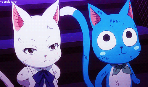 happy anime cat gif