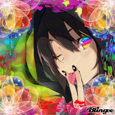 Anime Rainbow Girl GIFs | Tenor