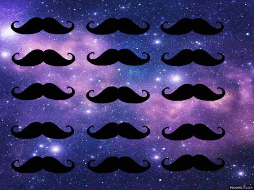 Moustache galaxy art design GIF - Find on GIFER