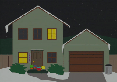 Home gif. Дом твиков. Дом Эрика Картмана снаружи. Дома с желтыми окнами мультипликация. House at Night illustration gif.