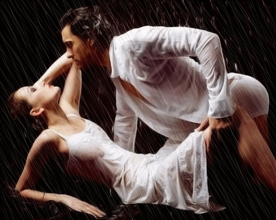 Чувственный танец. Страсть под дождем. Любовь и страсть. Фантазии в постели. Танцы под дождем.