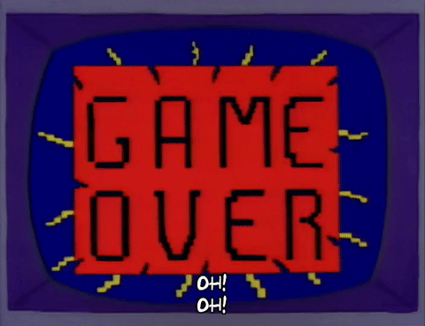 Best game over screen ever - GIF - Imgur