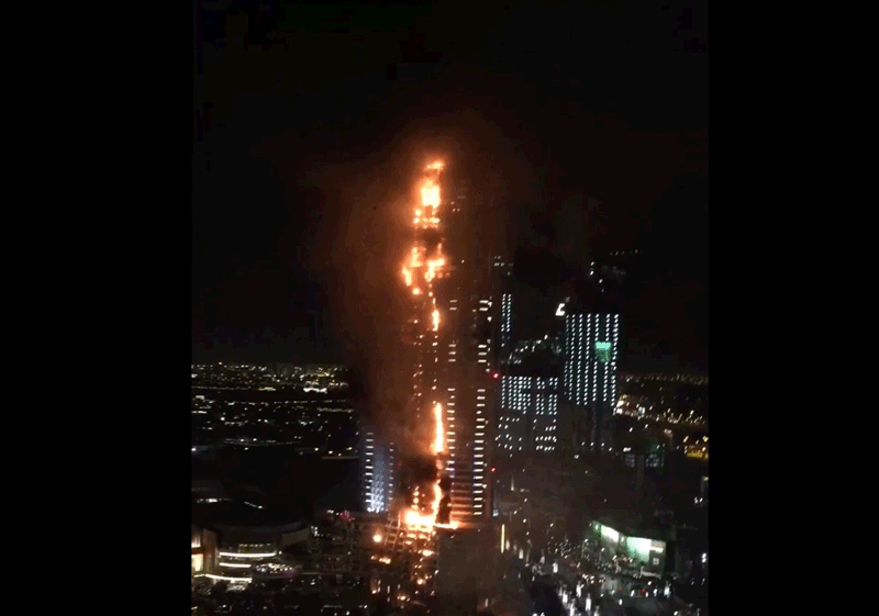 Пожар бурдж халифа 2024