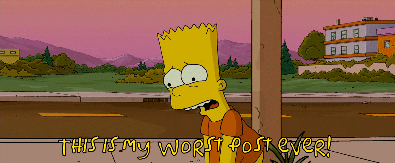It was bad day in my life. Гомер и барт. simpsoni bard frend. this is the worst day in my life so far simpsons. bad simpsons.