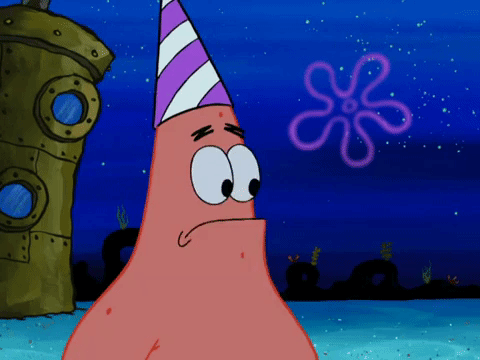 patrick star birthday hat
