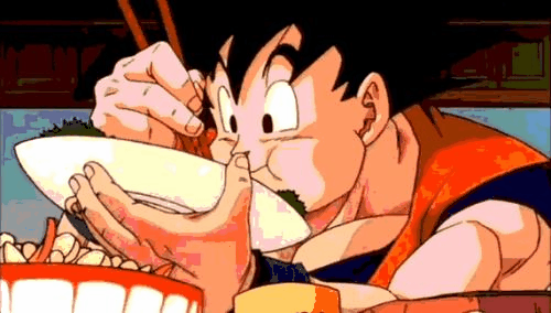 Featured image of post Kid Goku Eating Gif Open share this gif kid goku eating with everyone you know
