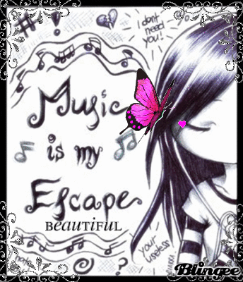 music is my escape quotes