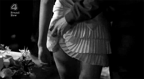 Couple black and white naughty GIF - Find on GIFER